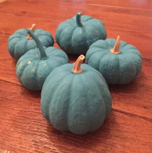 Teal pumpkins