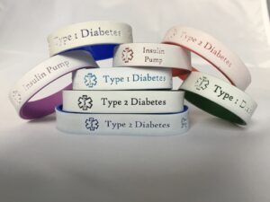 Diabetes Bracelet, Type 1 Diabetes Bracelets, Type 2 Diabetes, Medical Bracelets